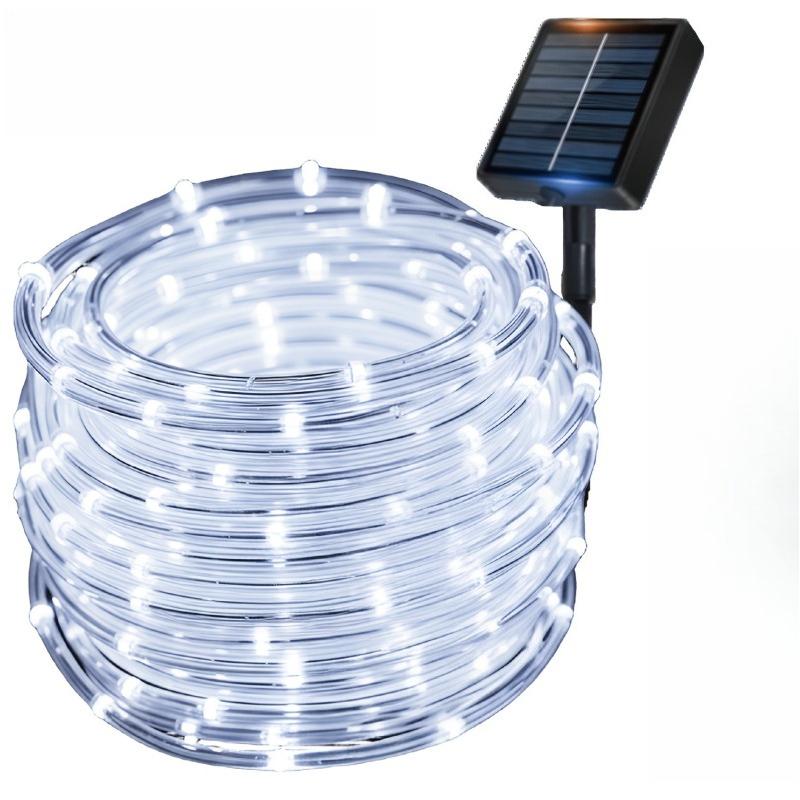 Solar Rope Lights Outdoor Waterproof Solar String Lights LED Tube Lights for Trees Garden Patio and Party Holiday Decorations