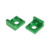 F FIERCE CYCLE Motorcycle Chain Adjuster Block Tensioner Replacement 12mm Diameter 2pcs Green
