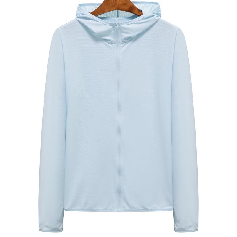 

2024 Одежда для защиты от солнца из ледяного шелка с капюшоном, устойчивая к УФ-излучению, с логотипом на заказ для женщин и мужчин M