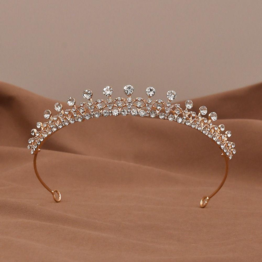 Hair Jewelry Wedding Hair Jewelry Zircon Rhinestone Headband Fashion Crystal Bridal Crown Party