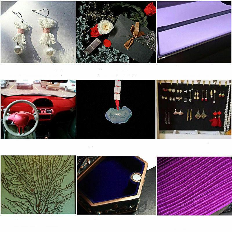 Self-Adhesive Velvet Flocking Fabric for Jewelry Boxes, Furniture Refurbishment, and DIY Decoration
