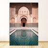 Poster Architettura Famosa Mondo Immagini Artistiche Stampate Soggiorno Pittura su Tela Arredamento Casa Moderno Nordico Marocco Porta Vintage