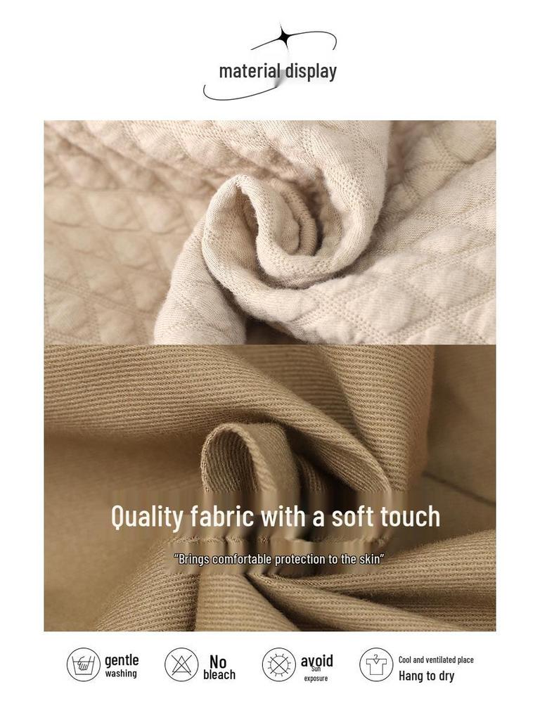 Women's Spring/Autumn Loose Baseball Jacket - Button Cardigan Top for Middle-Aged Moms (2025 Collection)