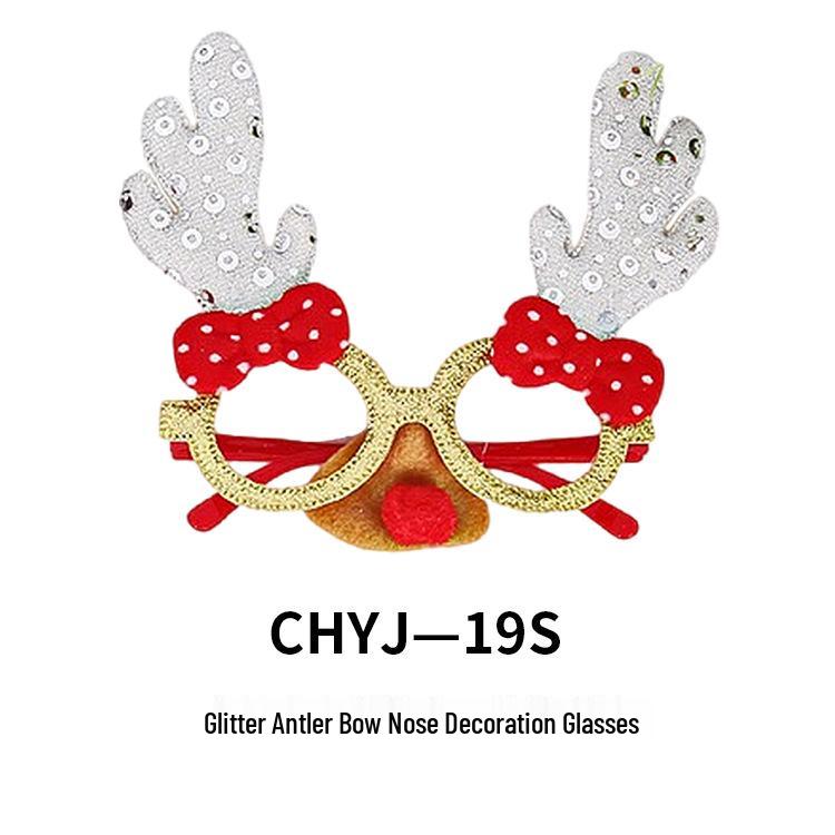 Festive Christmas Eyeglass Frames for Adults & Kids - Creative Holiday Party Accessories & Gifts