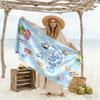 Bluey Family Adventure Beach Towel High Absorbency & Quick-Dry Comfortable Lightweight Perfect for Traveling Yoga Camping and Swimming