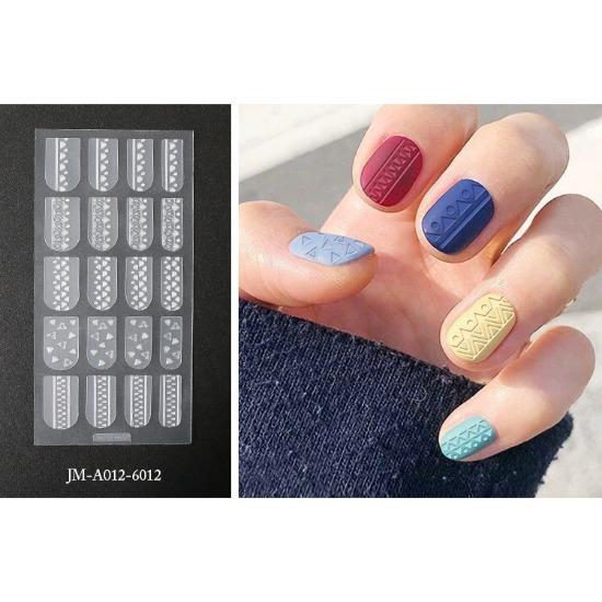 New Nail Art Sticker Nail Sticker 3D Nail Art Decoration Matte Dark Matte New Technology Two Ways To Use
