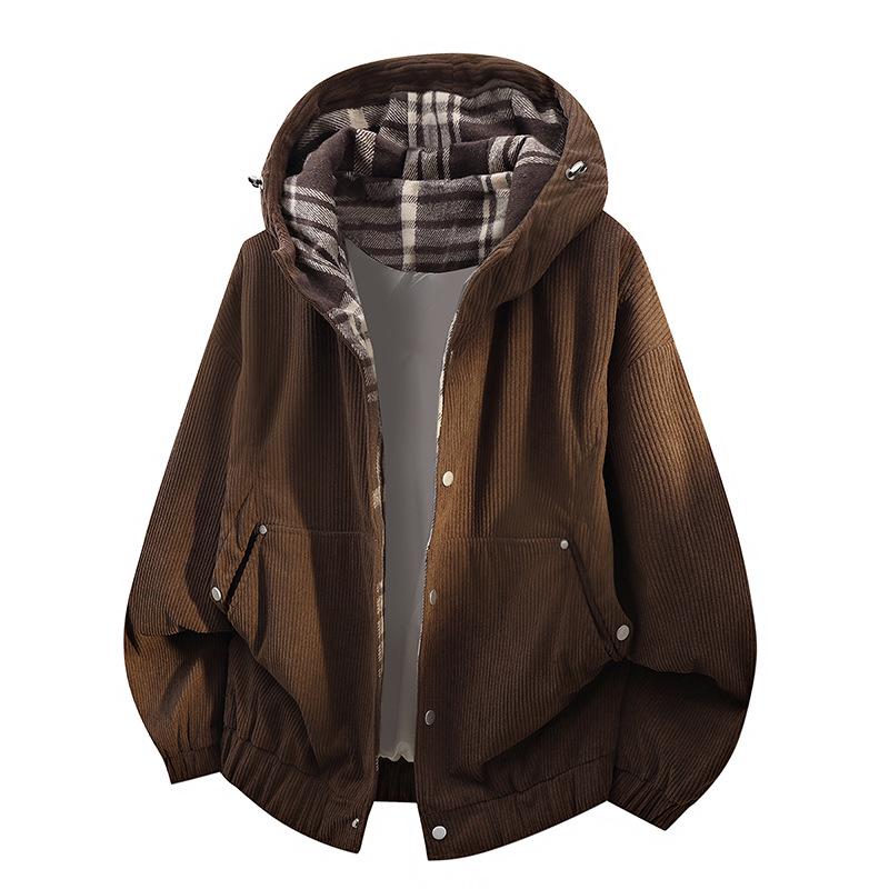 Spring 2026 Men's Trendy Corduroy Jacket: Versatile Youth Fashion Outerwear