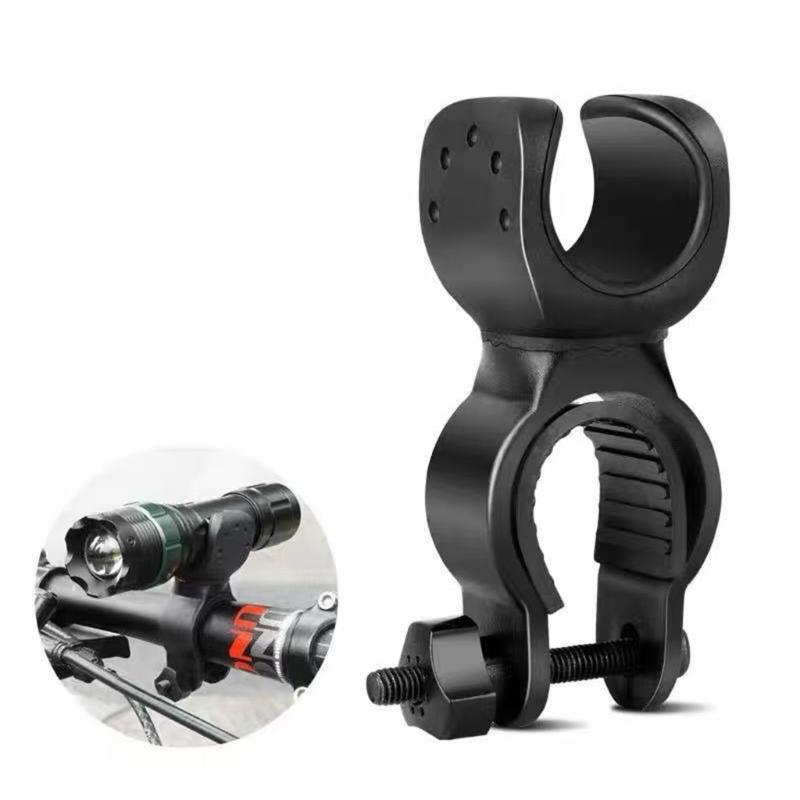 Bicycles Light Mount Holder Bikes Light Brackets For Flashlights And Headlamps With 360 Degree Rotating And Rubber Grip