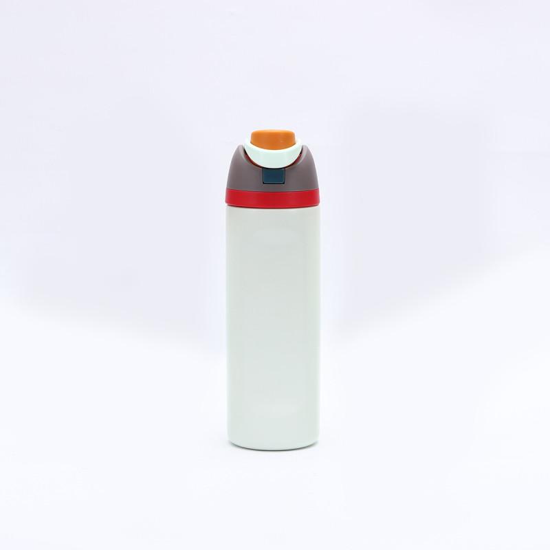 Steel Stainless Owala Water Bottle Straw 710ml Push Lid Keeps Sports Drinks