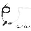 3 Sets HRT‑1 Mobile Phone Air Tube Headset with Microphone 3.5mm Plug Wired EarphoneBlack