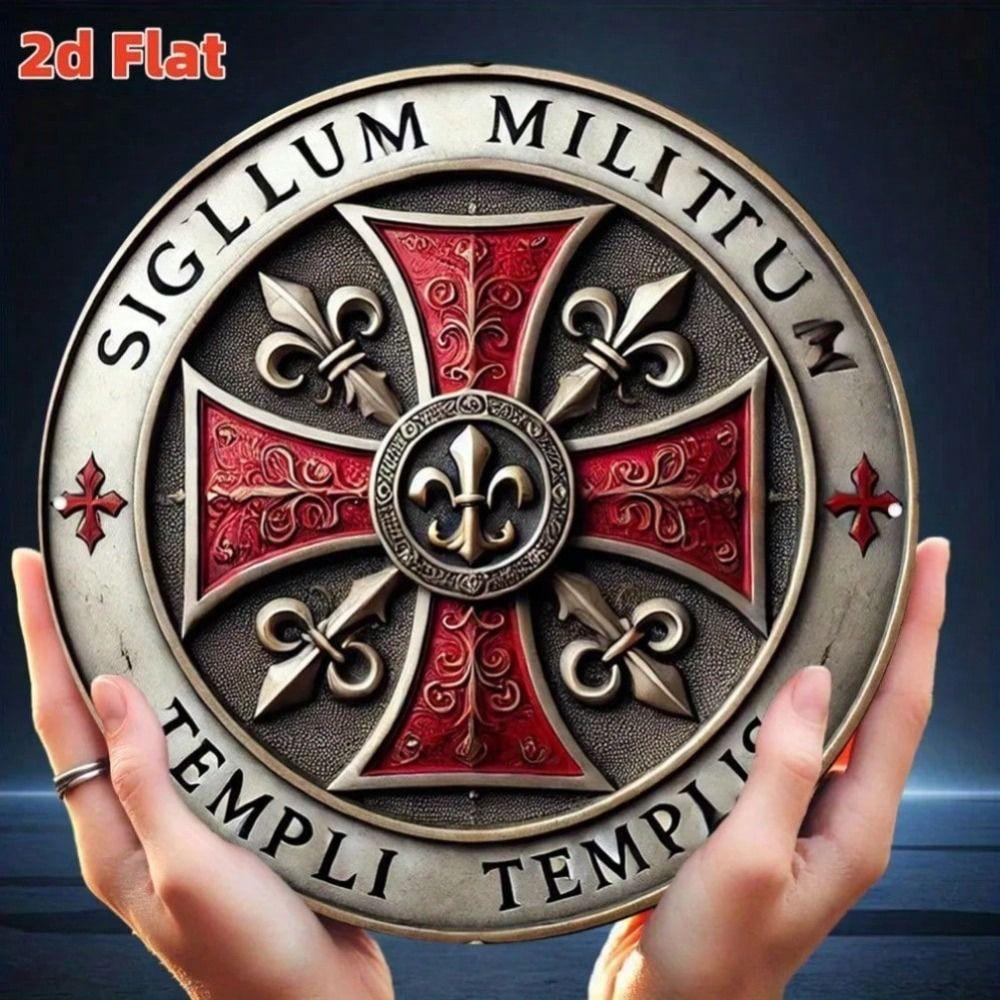 Handmade Metal Tin Plate Wall Art Home Decor 20x20cm