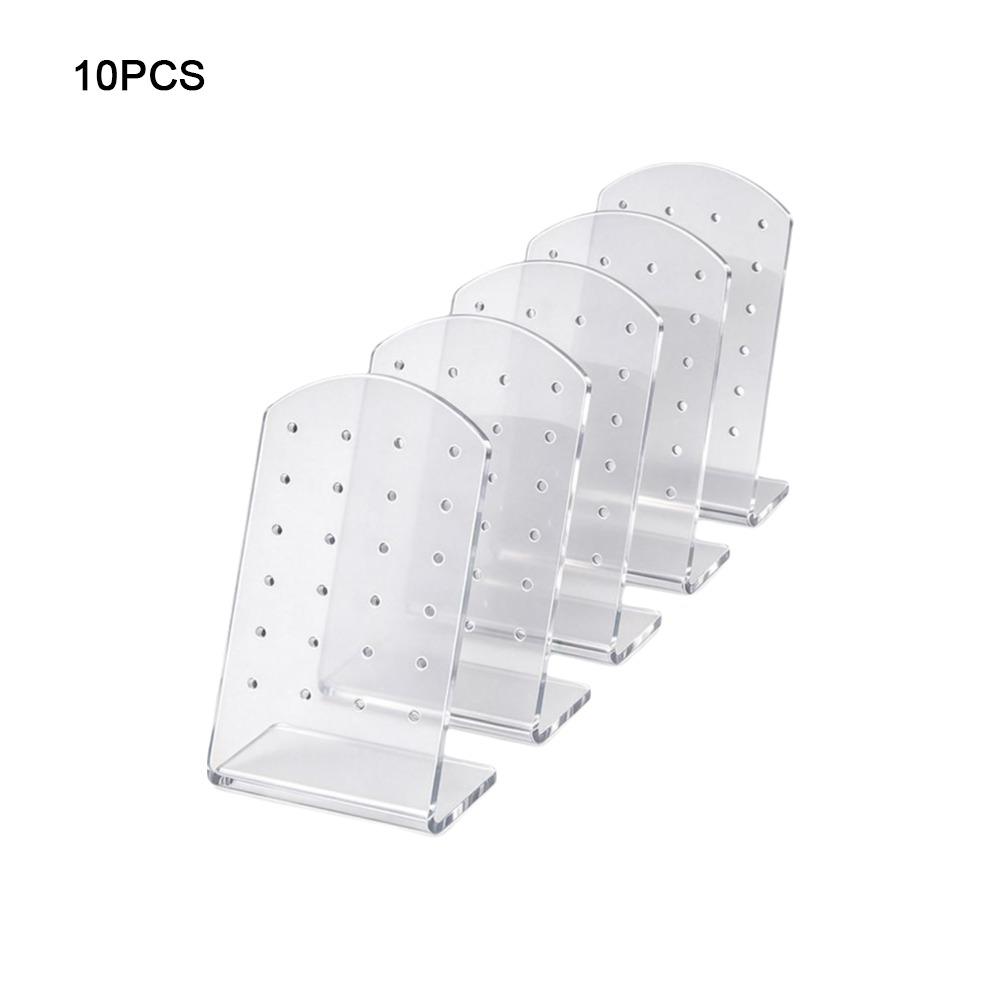24 Holes Jewelry Display Rack Acrylic Material Jewelry Showcase Rack  For Women