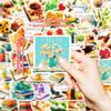 50 Creative Book Series Beautiful Ins Style Graffiti Stickers