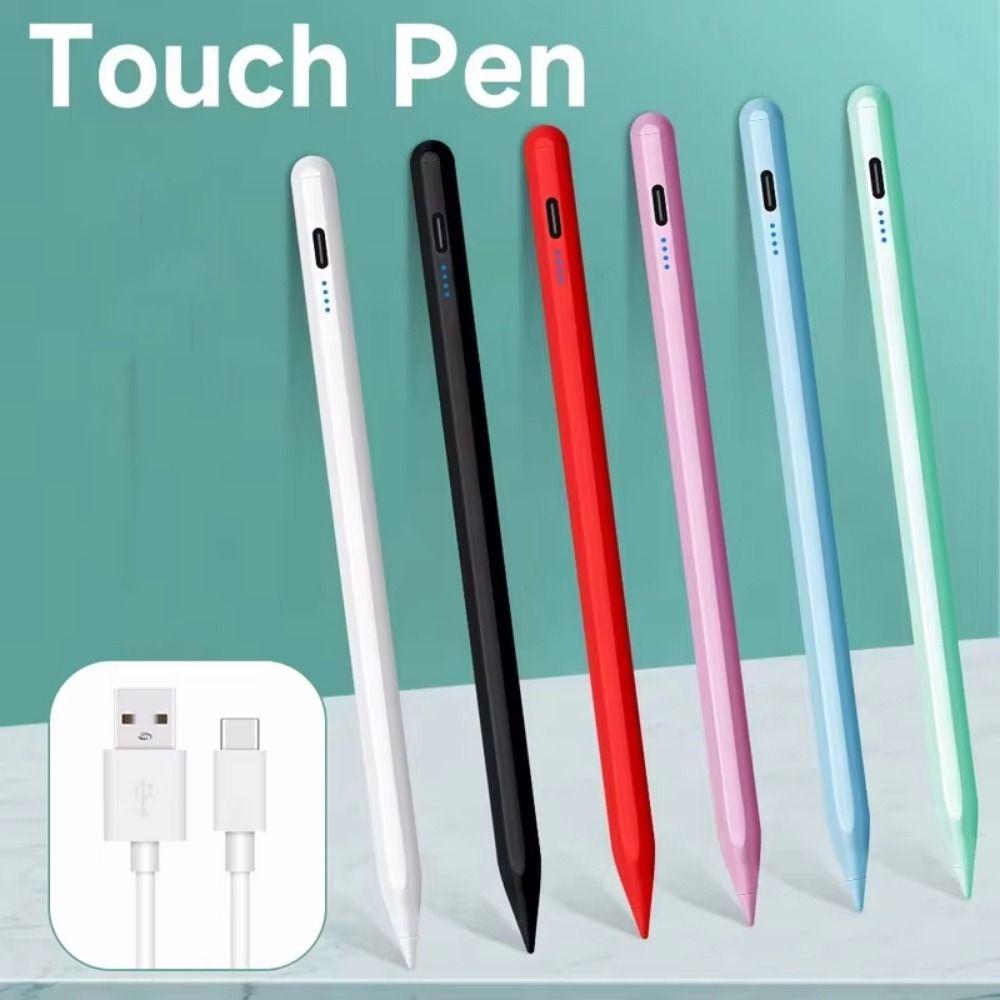 Multifunction 3 In 1 Stylus Pen Double Rubber Head Pencil Phone Accessories