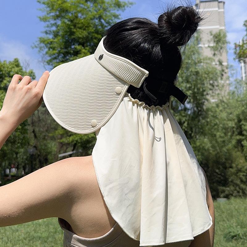 

Summer vinyl sunscreen protection sun hat foldable vacation beach hat