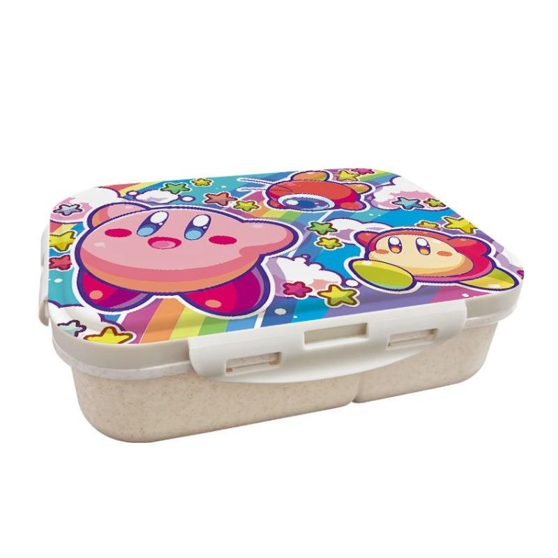 Anime Cartoon Kirby Printed Wheat Straw Lunch Box