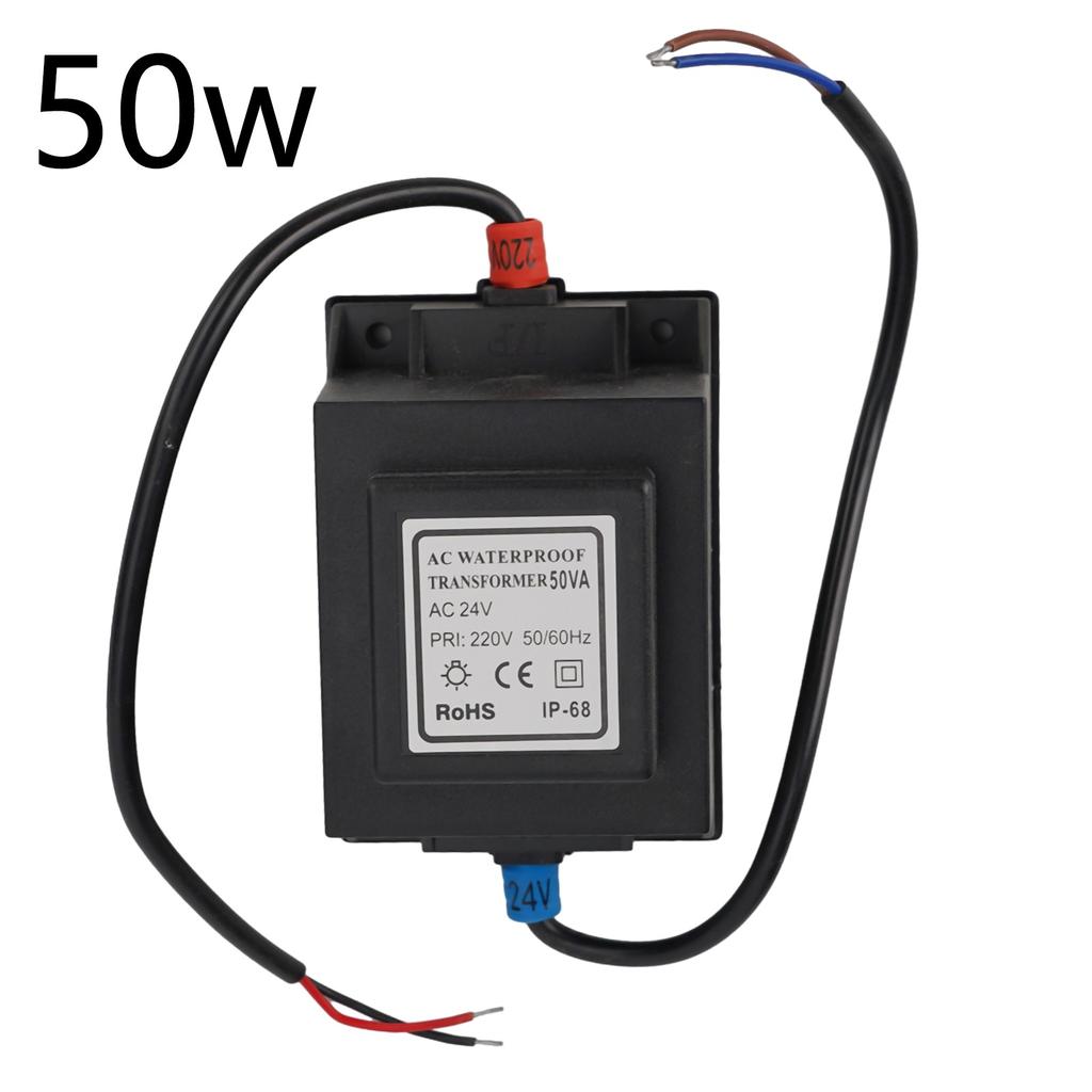 24V AC/AC Power Transformer Cable 0.3m Epoxy Resin