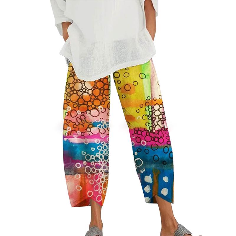 Buy Womens Fashion Pant Vintage Printed 