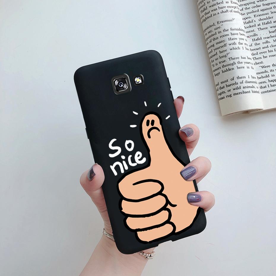 Hülle Für Samsung Galaxy A7 2017 Hülle Niedlich Bemalte Silikon Weiche TPU Handy Rückseite Abdeckung Stoßstange Für Samsung A7 2017 A720 A720f Hüllen