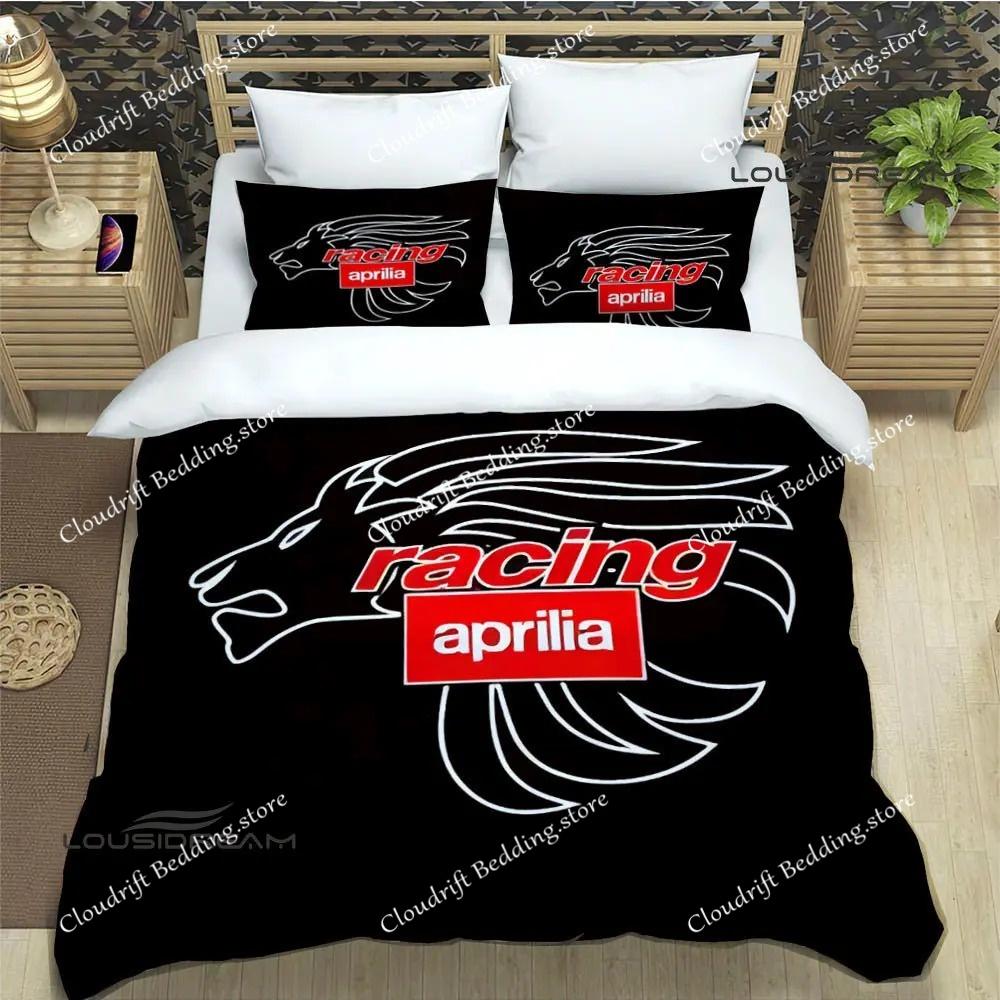 Aprilia Motorcycle Print Bedding Sets Exquisite Bed Supplies Set Duvet Cover Bed Comforter Set Bedding Set Luxury Birthday Gift