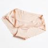 Ladies Sexy Lace Panties  One Oiece Ice Silk Seamless Low-waist Briefs