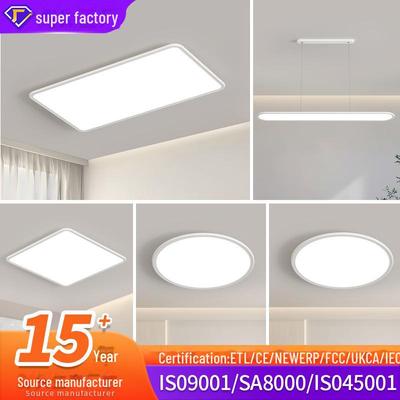 High-End Ultra-Thin Full Spectrum Round Ceiling Lamp for Living Room, Hall & Bedroom