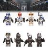 Blocs 8 pièces Minifigurine de construction Clone Ahsoka Troopers Figurine Cadeau pour les fans