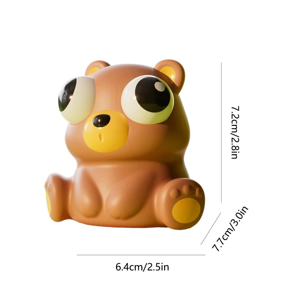 Cartoon Pop Eyes Squeeze Toys Slicone Squeeze Toy Car Dashboard Ornaments Novelty Auto Accessories For Kids Children