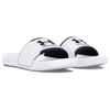 Under Armour Ignite Select Slide White Black Men Sneakers 3027219-100