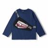 [Children's Clothing] Moujonjon (Moojeongjeong) Hankyu Railway Body Bag Long Sleeve T-Shirt 100cm-130cm F50807