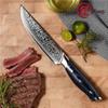5 ''nóż do steków VG10 japoński damaszek ze stali nierdzewnej narzędzie do pizzy narzędzia kuchenne sztućce szefa kuchni z uchwytem G10 GRANDHARP