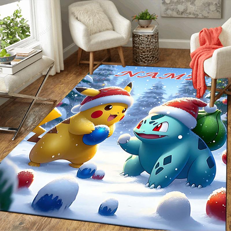 Custom 1Pc Pokemon Friends Forever Rug Office Carpet Indoor Outdoor Entrance Doormat Nonslip Soft And Comfortable Living Room D2915197