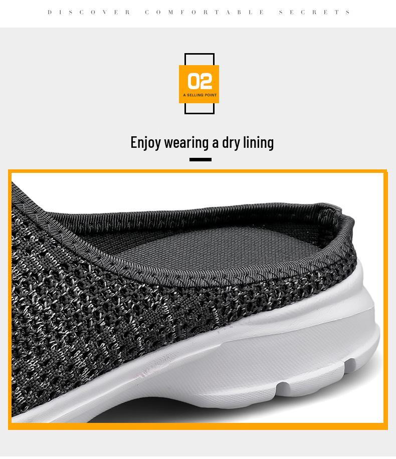 Sommer 2025 Baotou Halbschuhe: Herren Casual Übergröße Coole Slipper