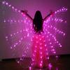 Ruoru Kind Danser LED Performance Fluorescerende Vlinder Vleugels kinderen led Buikdans Isis Vleugels Buikdans Carnaval LED Kostuums