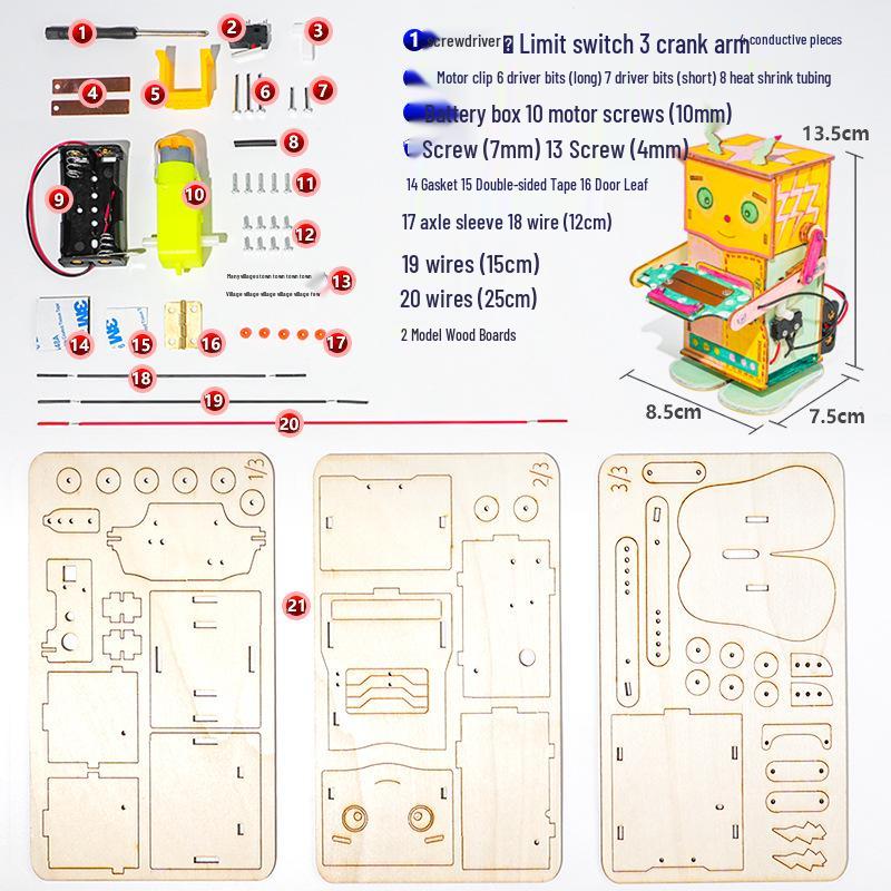 DIY Coin-Collecting Robot Kit - Creative Science Experiment
