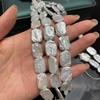 1 Piece Diy Necklace Bracelet Accessory 14X17Mm Natural Freshwater Pearl Rectangular Baroque Strand Beads For Jewelry Making