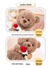Rose Bear Plush Toy - Romantic Stuffed Animal Gift for Valentine's Day or Birthday