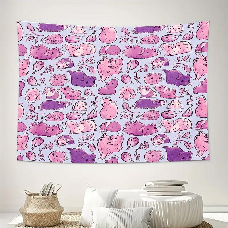 Whimsical Mouse Tapestry Forest Animal Wall Hanging Nature Decor Room Aesthetic Cottagecore Dorm Wall Art Gift Vintage Home Deco