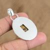 Natural Picture Jasper Gemstone Pendant 925 Sterling Silver Indian Jewelry