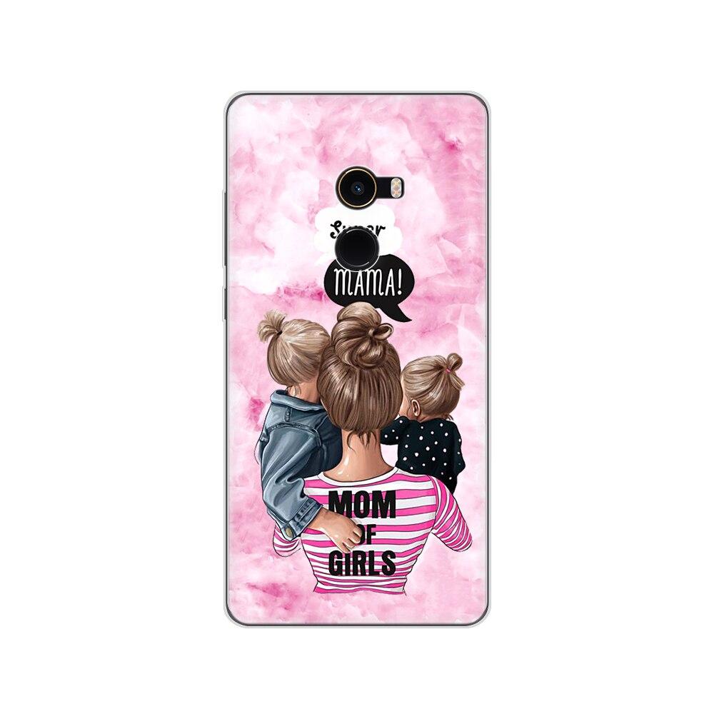 Soft Case for Xiaomi Mix 2 Silicon Case for Xiaomi Mi Mix 2 Mix2 Back Cover Protective Printing Transparent Coque