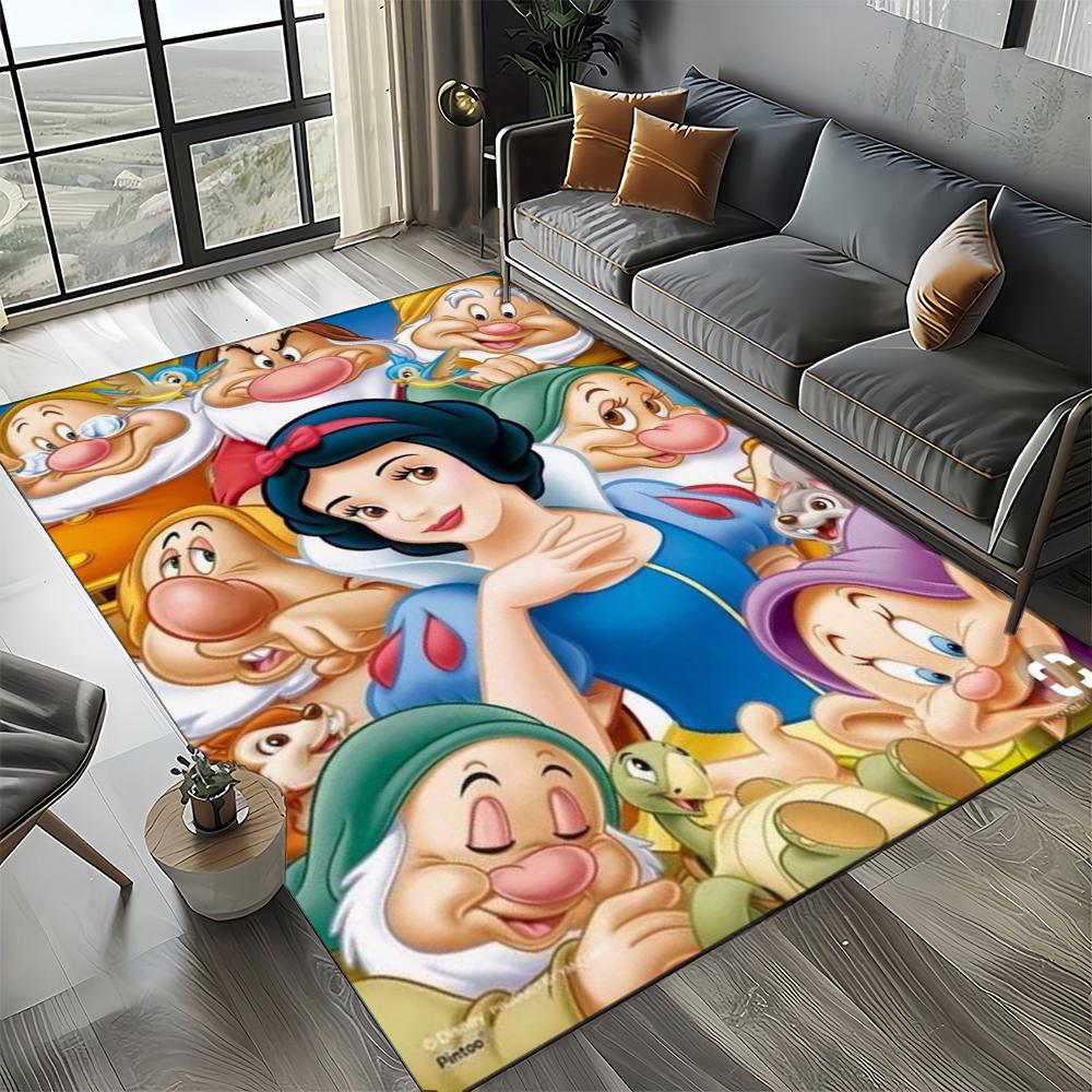 27 Style Snow White Princess Cartoon Girl Carpet Rug for Bedroom Living Room Home Sofa Decoration,kid Large Decor Floor Mat Gift