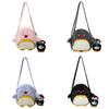 Cartoon Duffle Bag For Women With Plush Material And Large Capacity For Daily Use