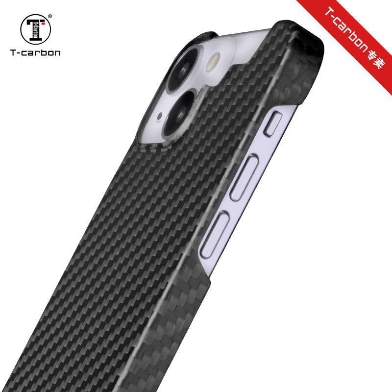 Real Carbon Fiber iPhone 14 Case by T-carbon