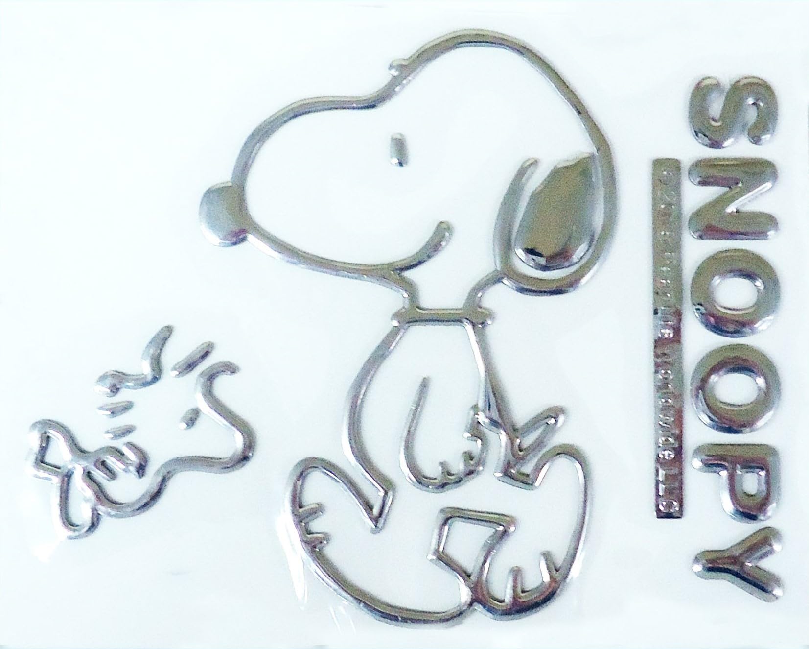 

Базовая стандартная эмблема Снупи Наклейка 3D 3D Автомобильная Кастомная Декорация Персонаж Стильный Милый Снупи Идущий Walking серебряный