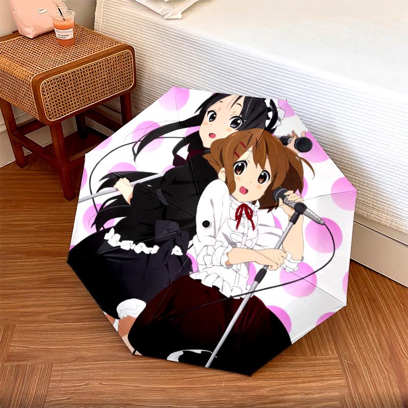Maid Pattern, Automatic Folding Umbrella, Portable and Foldable Design, 8 Ribs, a Christmas or Birthday Gift.
