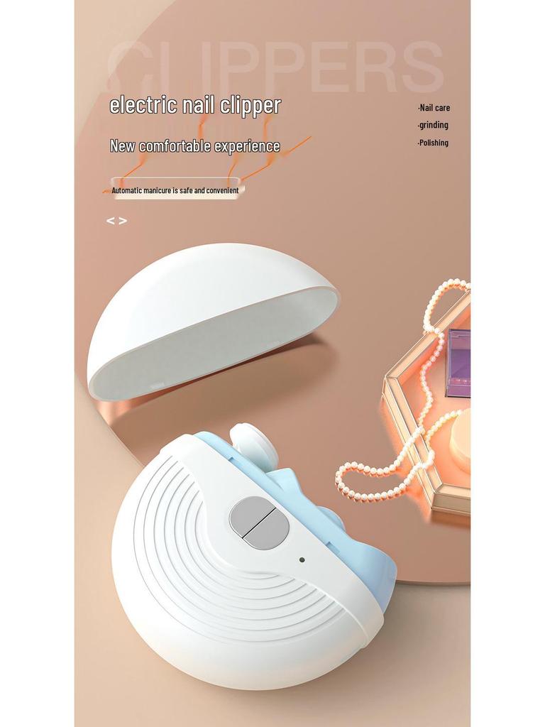 Electric 2-in-1 Automatic Nail Clipper for Adults & Children - Safe, No Pinch Manicure Tool for Elderly