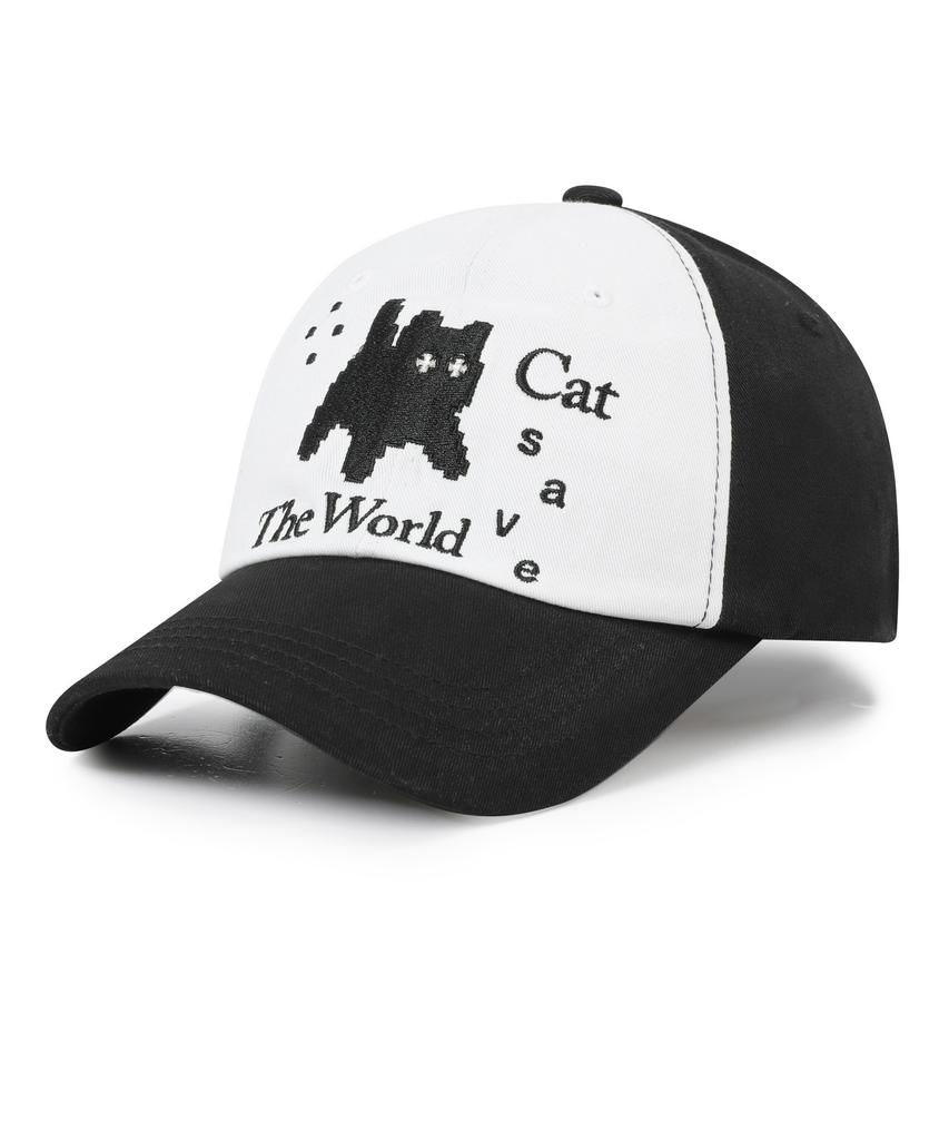 Kaesseibeudeowoldeu Pixel Art Ball Cap (Black)