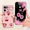 Měkké silikonové pouzdro TPU pro Realme 16 Pro Pro+ Telefonní pouzdro Vintage Hvězdná Třešňový Mašle Tisk Sedmikráska Nárazník Pro Realme16 Nárazuvzdorné