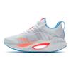 Li Ning Shadow Essential Breathable Low top Running Shoes Women's White Orange Blue ARRS004-7