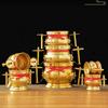 1pc Metal Incense Burner Ornament Temple Incense Burner Candlestick Buddha Hall Desktop Incense Burner Pray for Auspiciousness